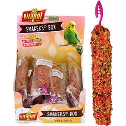 Picture of A&E Cage ZVP-3232 Treat Stick Parakeet Display&#44; Strawberry - 12 Piece
