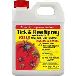 018-6 1 qt. Tick & Flea Spray Concentrate - Pack of 6