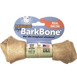 Picture of Pet Qwerks RBB1 Rawhide Style Nylon Bacon Dog Chew Barkbone Toy&#44; Large