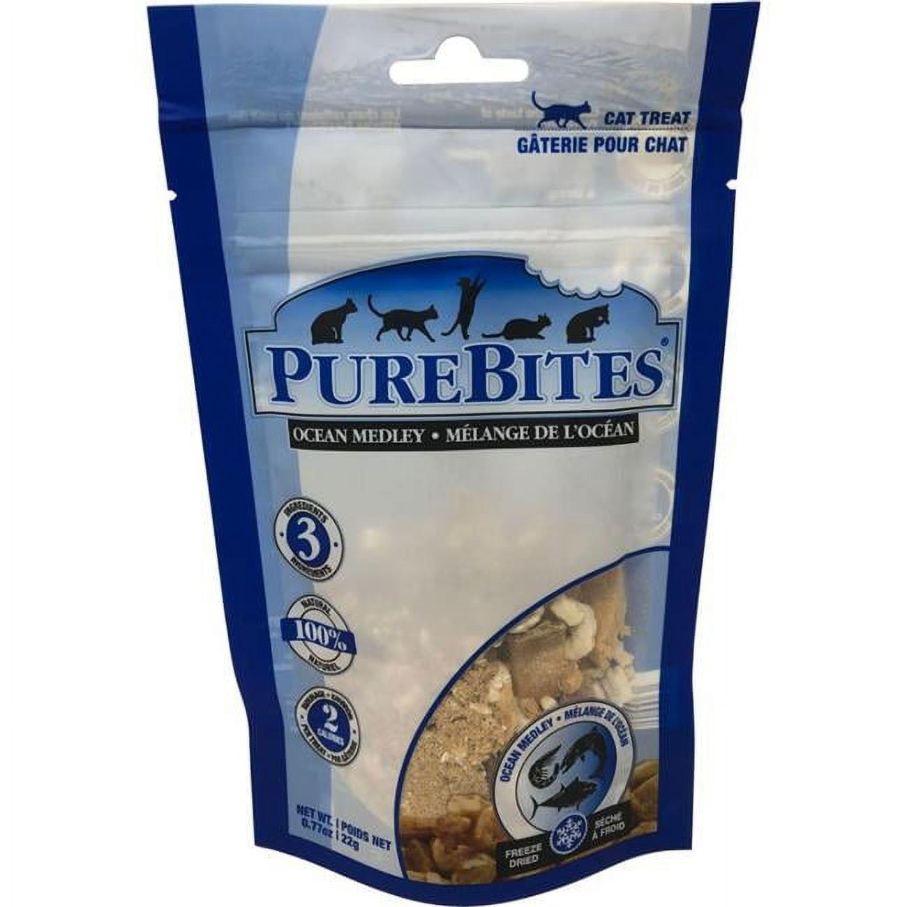 Picture of Pure Treats 1PBC22OM14 0.77 oz Ocean Medley Purebites Freeze Dried Cat Treat&#44; Pack of 14
