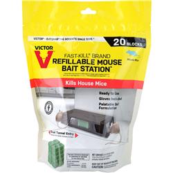Refill for Mouse Bait Station, 20 Count - Pack of 6