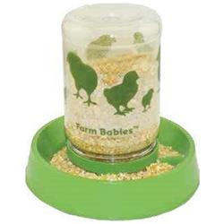 Picture of Lixit 0632 Farm Babies Baby Chick Feeder-Fount - Clear & Green&#44; Pack of 6