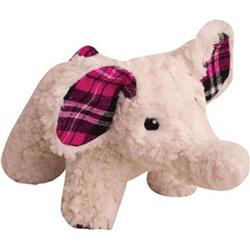 11 in. Ella the Elephant Toy, White & Plaid - Pack of 48