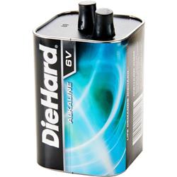 41-1187-41-0806 6V Alkaline Spring Top Battery - Black & Blue, Pack of 6
