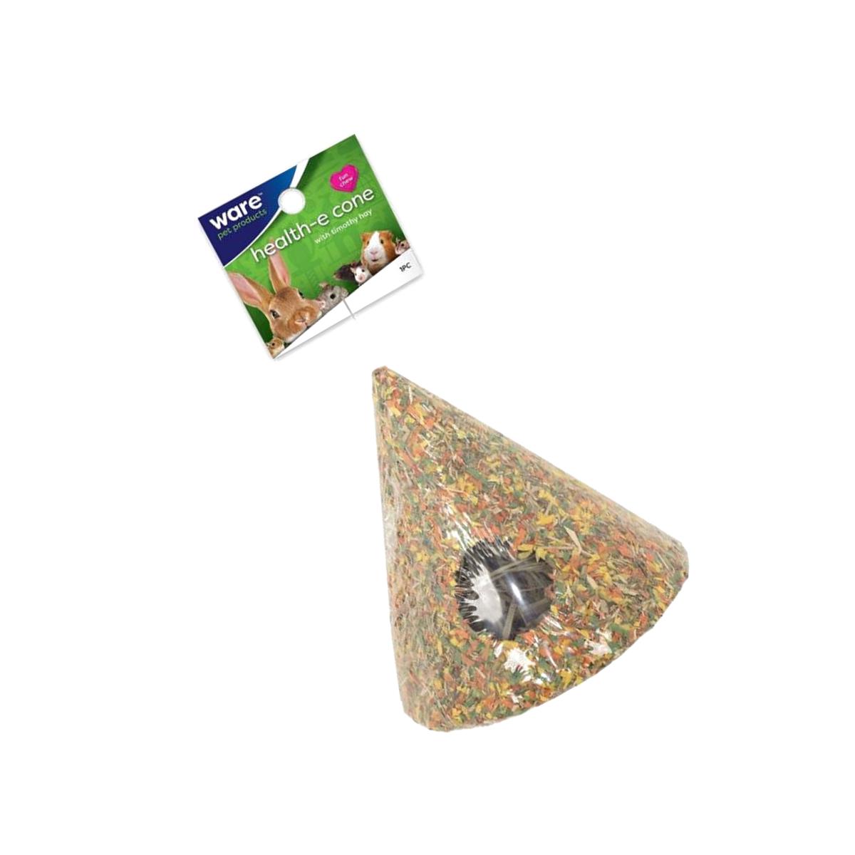 Picture of Ware Manufacturing 13097 Natural Critter Ware Health-E-Cone with Timothy Hay