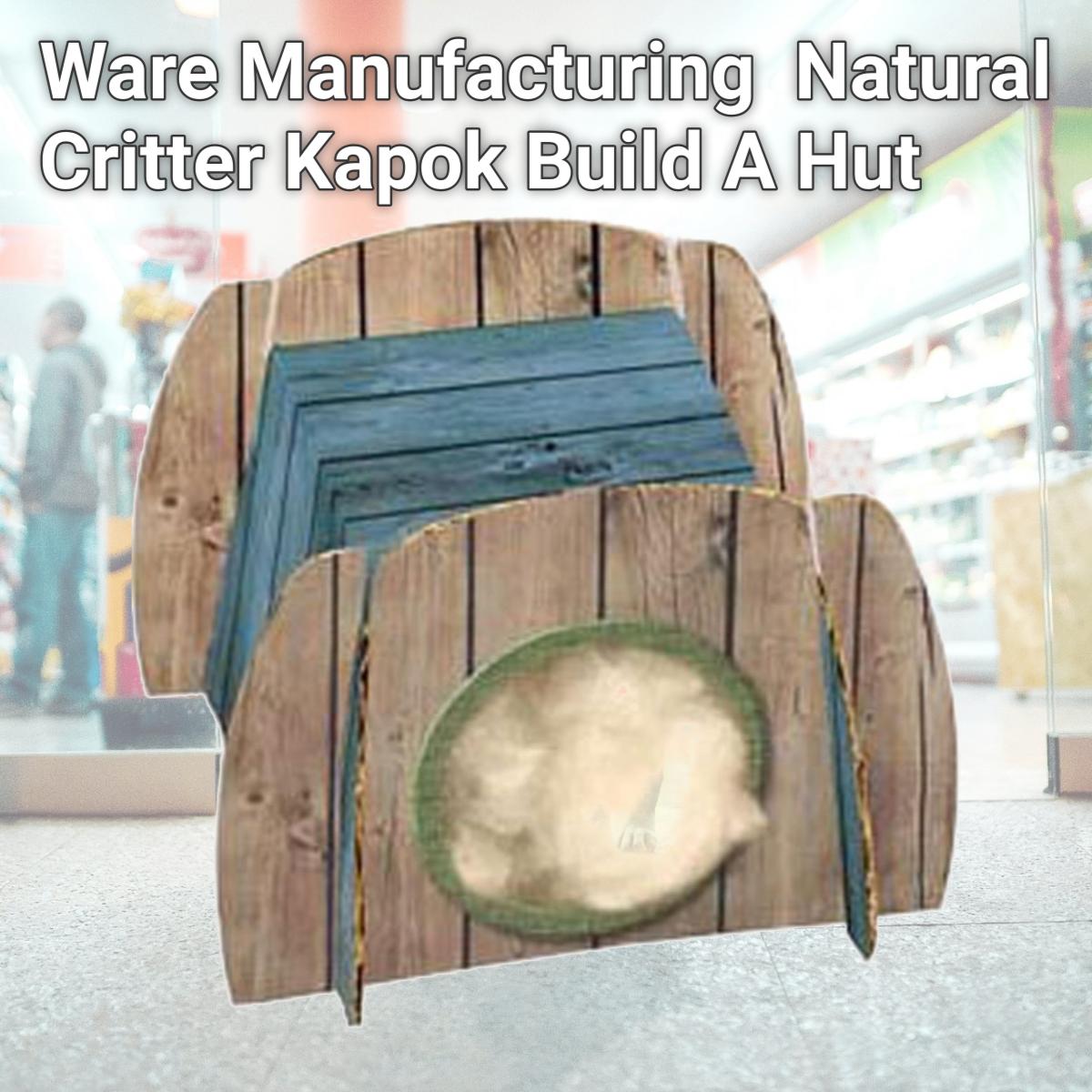 Picture of Ware Manufacturing 15007 Natural Critter Kapok Build A Hut,