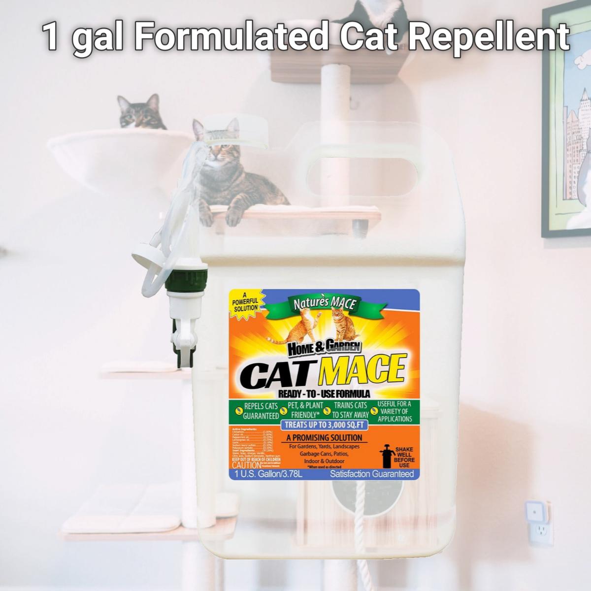 Picture of Natures Mace CATRTU992003 1 gal Formulated Cat Repellent