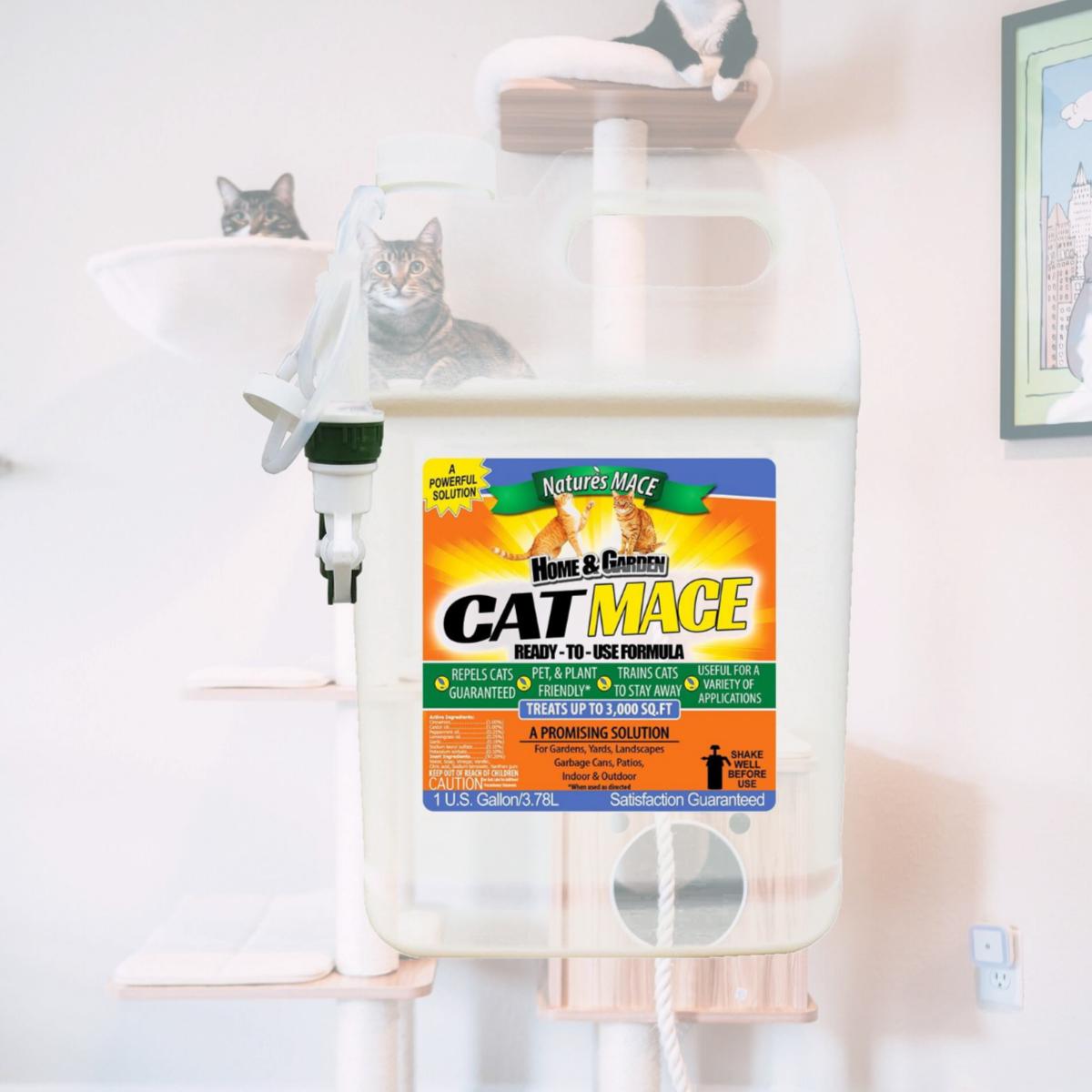 Picture of Natures Mace CATRTU992003 1 gal Formulated Cat Repellent