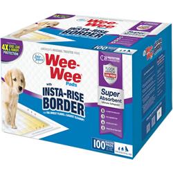 Picture of Four Paws - Container 100538940 Wee-Wee Insta Rise Border Pad - Pack of 100