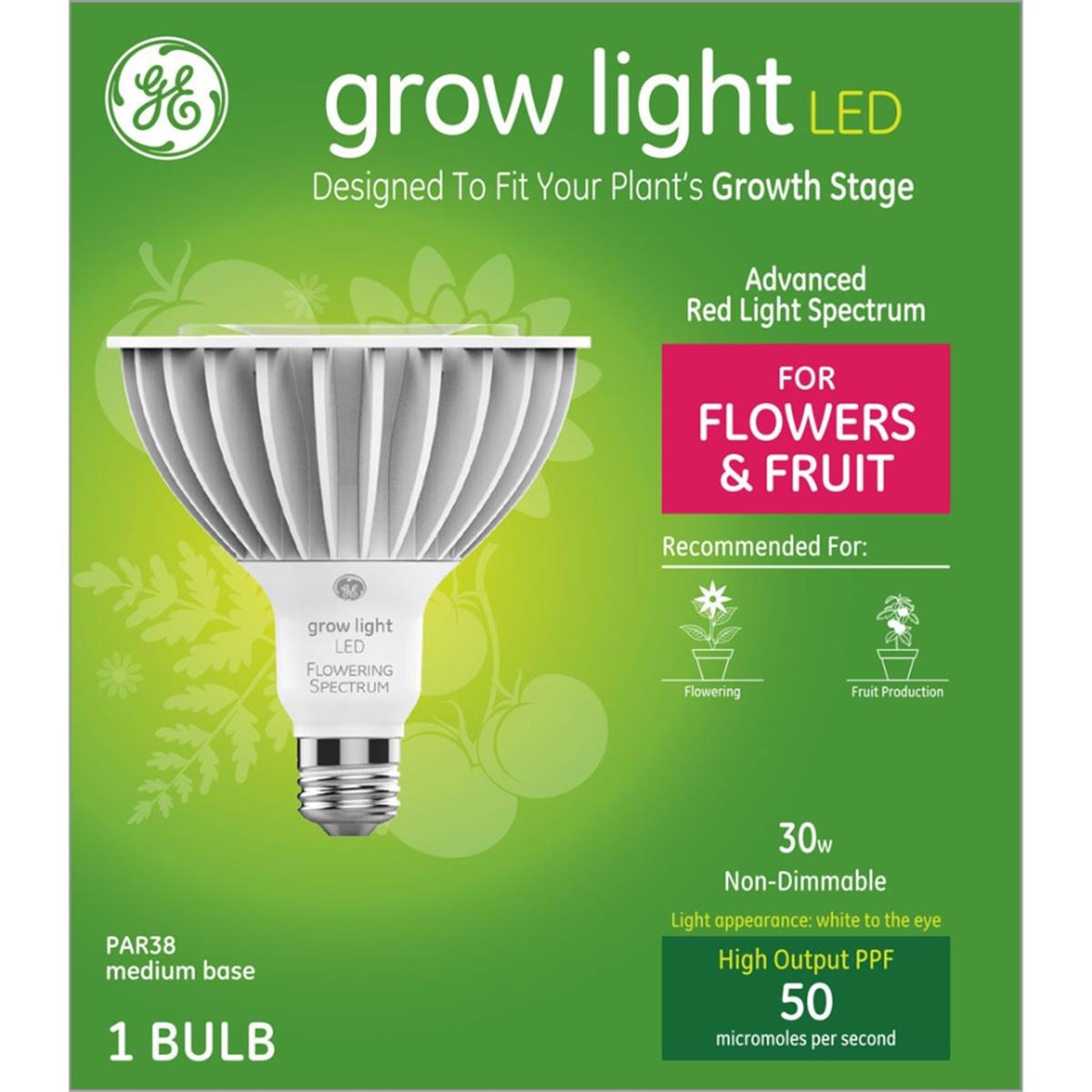 Picture of GE Lighting 93101233 30 watt Grow Light LED Bulb for Flowers & Fruit