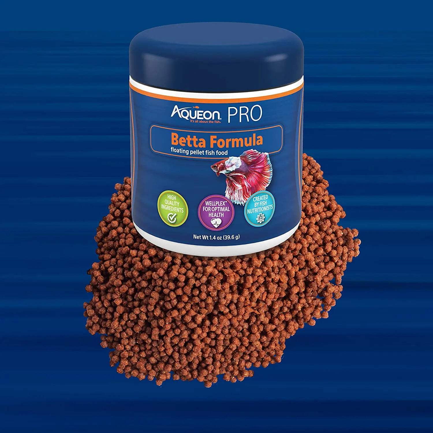 Picture of Aqueon Products-Supplies 100539589 1.4 oz Betta Pellet Fish Food