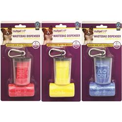Picture of Multipet International 68595 Pet Waste Bag Holder with Word Print - Pack of 2