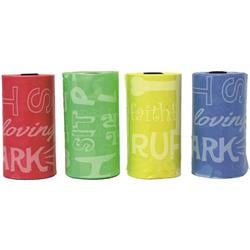 Picture of Multipet International 68596 Pet Waste Bag with Word Print - Pack of 8