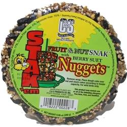 Picture of C & S Products CS06228 9.88 oz StakEm Fruit & Nut Snak with Berry Suet Nuggets