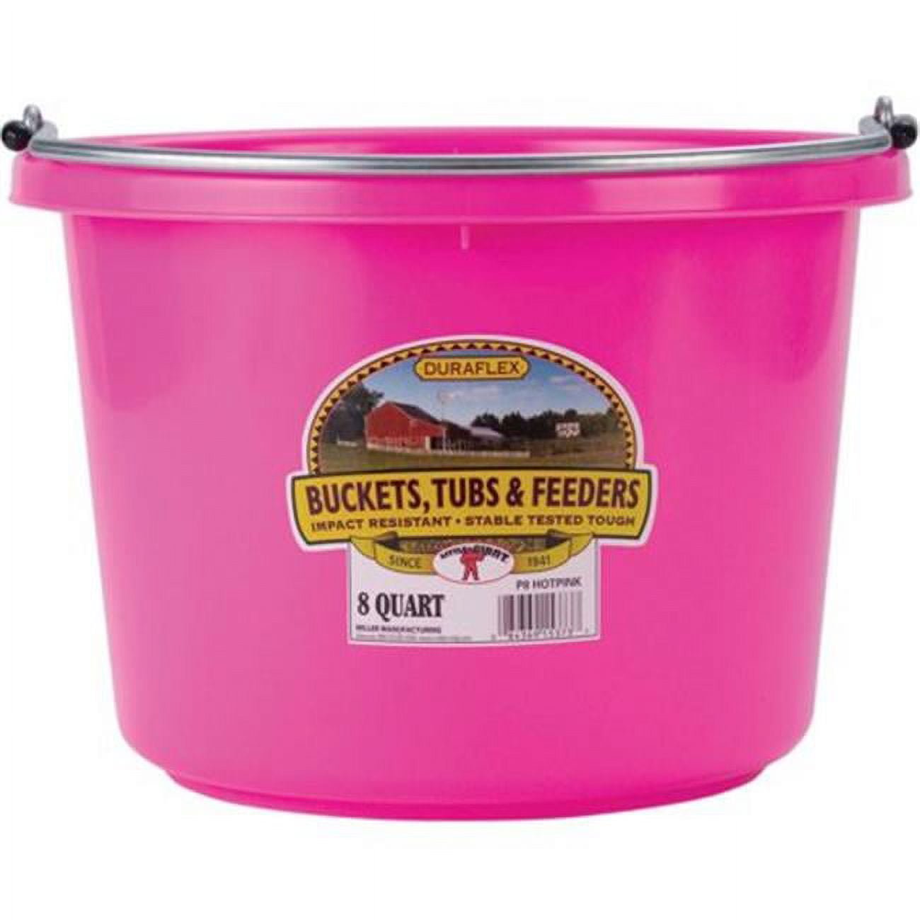 Picture of Miller P8HOTPINK6 Little Giant Plastic Bucket - 8 Quart