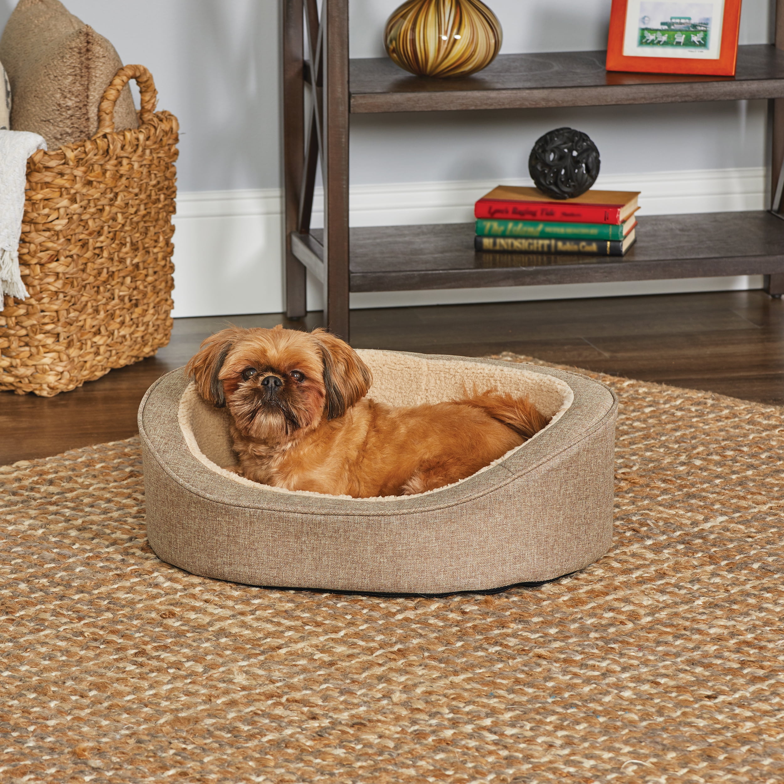Picture of Midwest Homes for Pets 40273-XSTN Quiet Time Deluxe Hudson Pet Bed - Extra Small