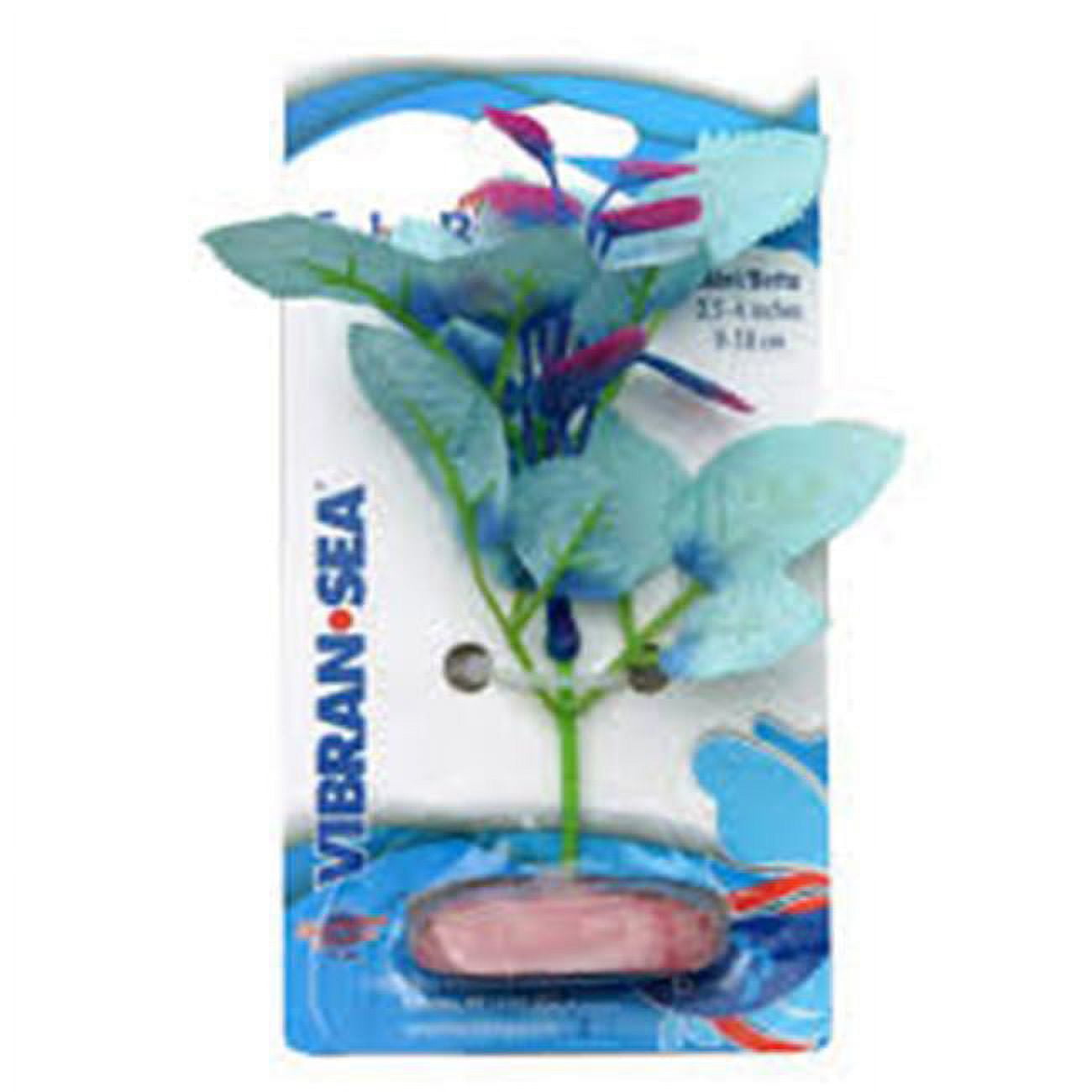 Picture of Blue Ribbon Pet Products CB-132-BL Mini Colorburst Florals Willow Leaf Silk Style Plant, Blue