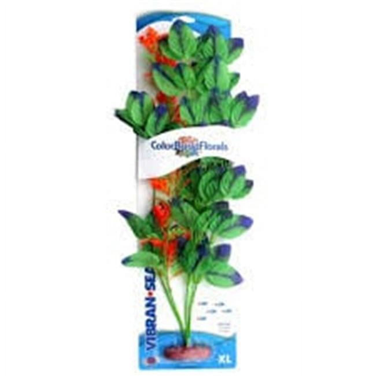 Picture of Blue Ribbon Pet Products CB-530-GR Colorburst Florals Melon Leaf Silk Style Plant&#44; Green - Extra Large