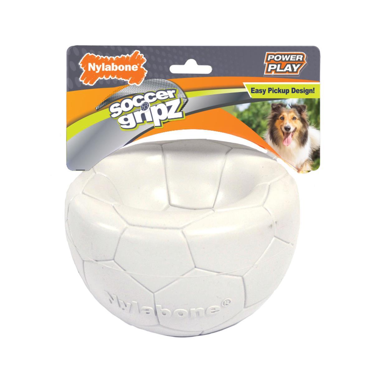 Picture of Nylabone NPLY010P Power Play Soccer Ball Gripz Toy, Medium