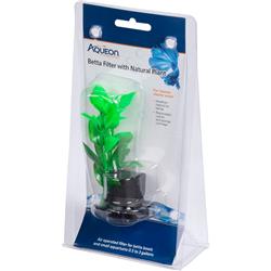 Picture of Aqueon 100542354 3 gal Betta Filter with Natural Plant