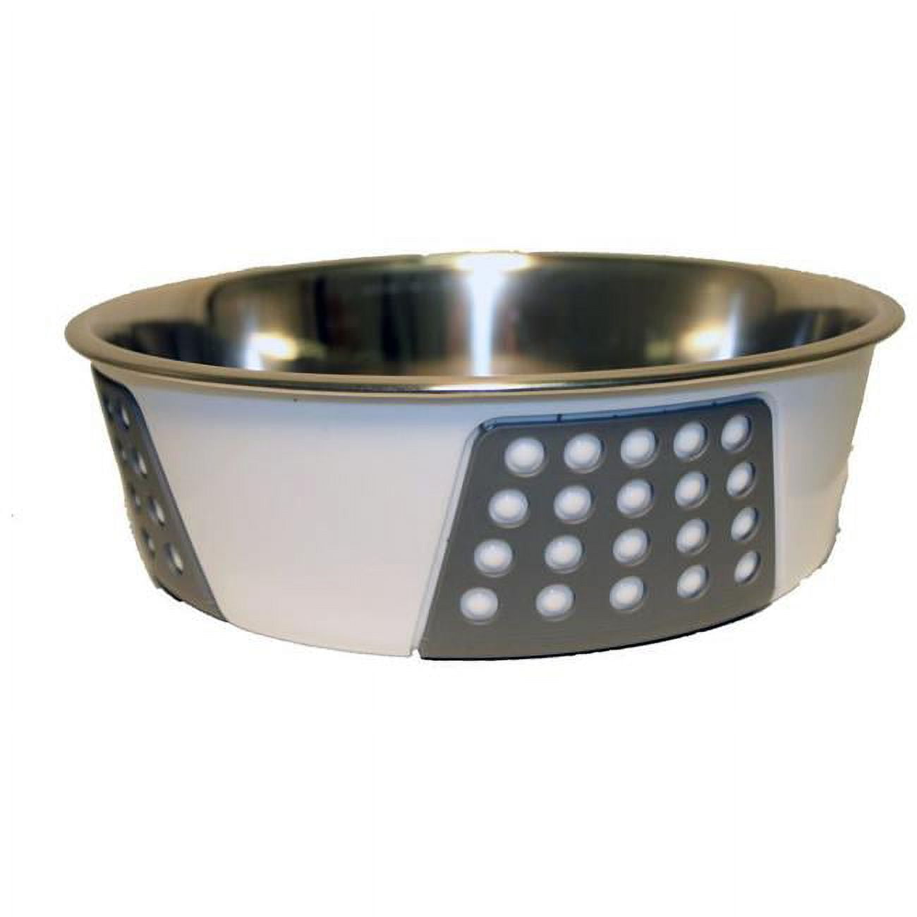 Picture of Ethical Ss Dishes 58519 55 oz Spot Tribeca Pet Bowl&#44; White