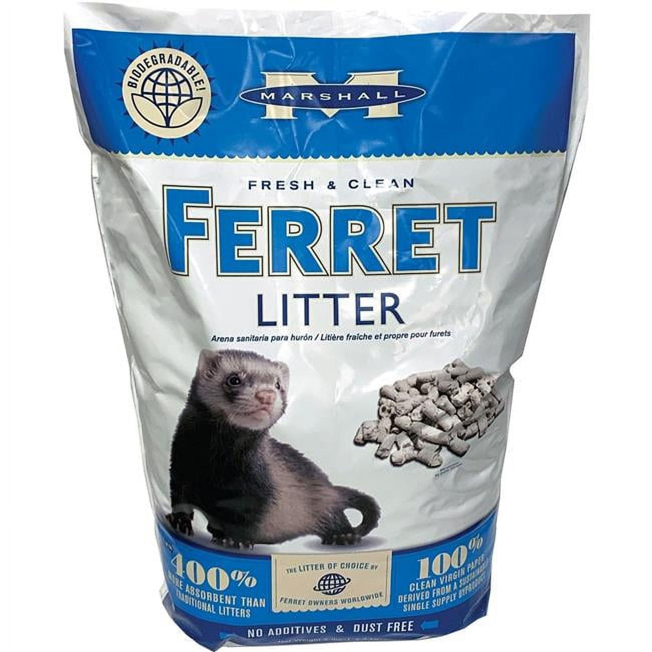 Picture of Marshall Pet Products FG-480 5 lbs Fresh & Clean Ferret Litter&#44; White