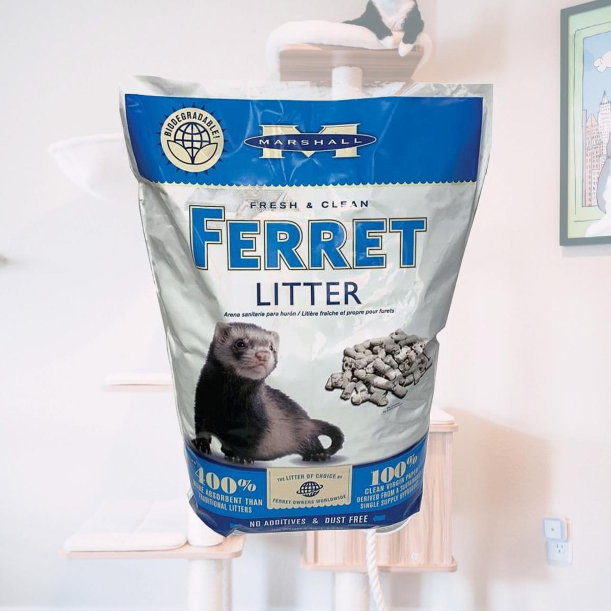 Picture of Marshall Pet Products FG-480 5 lbs Fresh & Clean Ferret Litter&#44; White