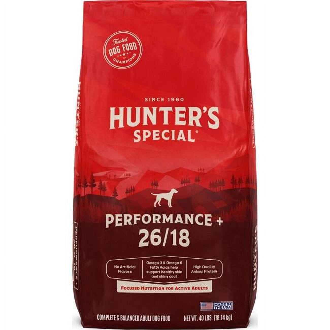 40 lbs Hunters Special Performance Plus Dog Food