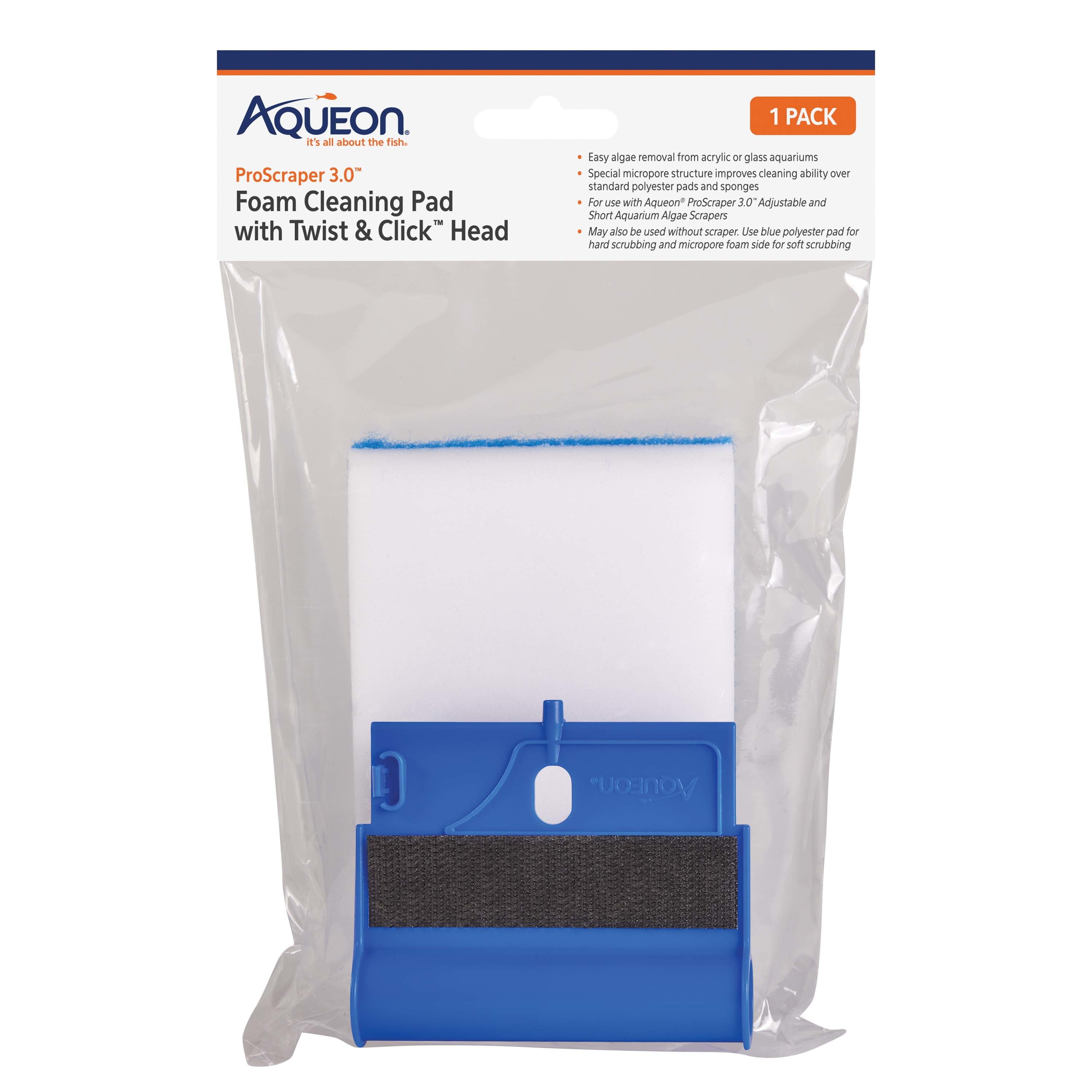 Picture of Aqueon Products 100545943 Proscraper 3.0 Foam Cleaning Pad & Head