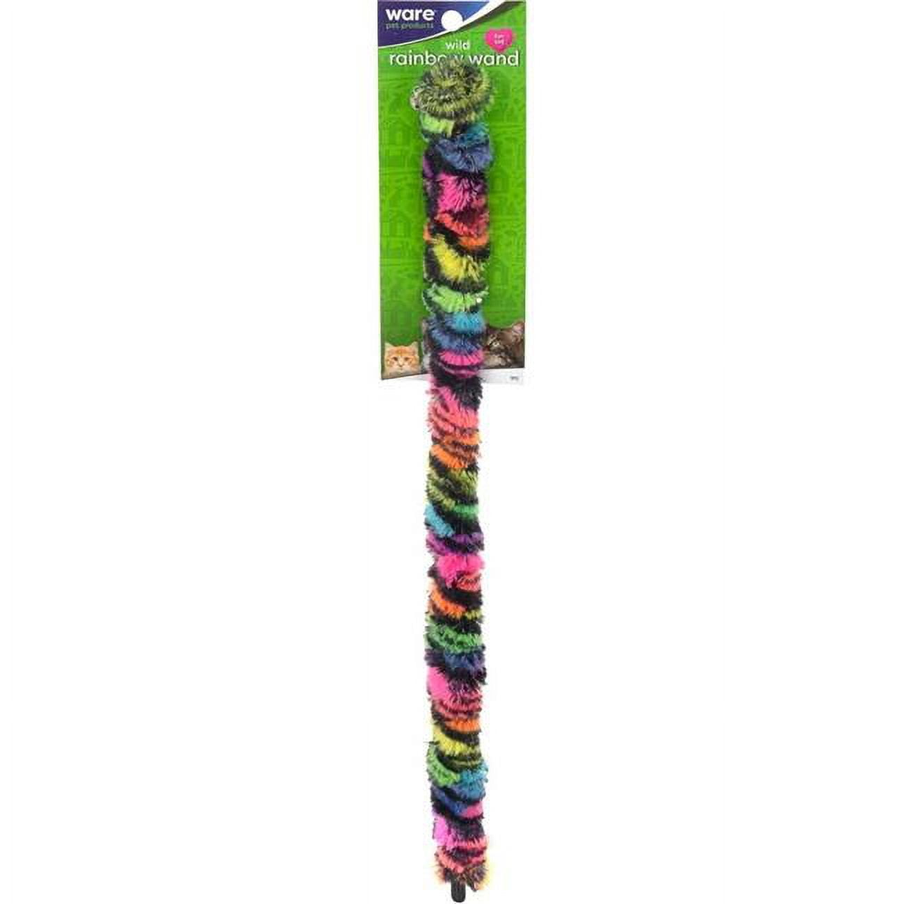 Picture of Ware Manufacturing 10257 Wild Rainbow Wand Cat Toy