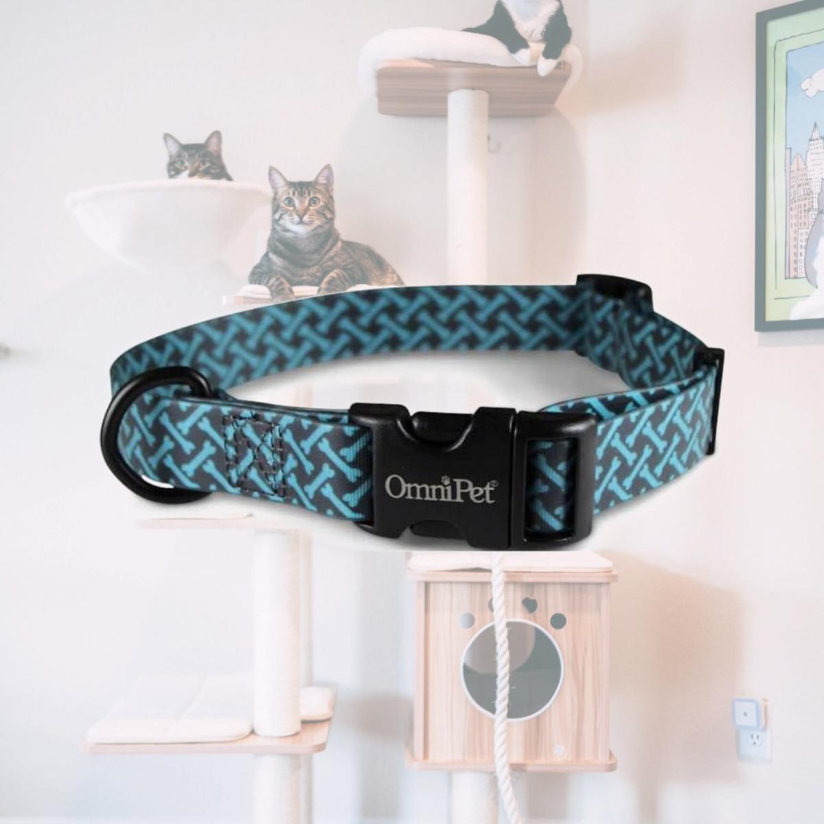 Picture of Leather Brothers 19203-06 0.75 x 14 x 20 in. Attitudz Bones Biothane Dog Collar