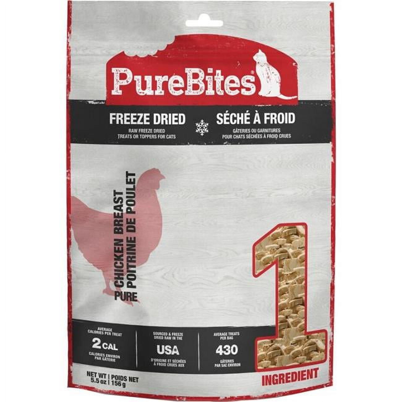 Picture of Pure Treats 1PBC156PO12 5.5 oz Purebites Freeze Dried Cat Treats