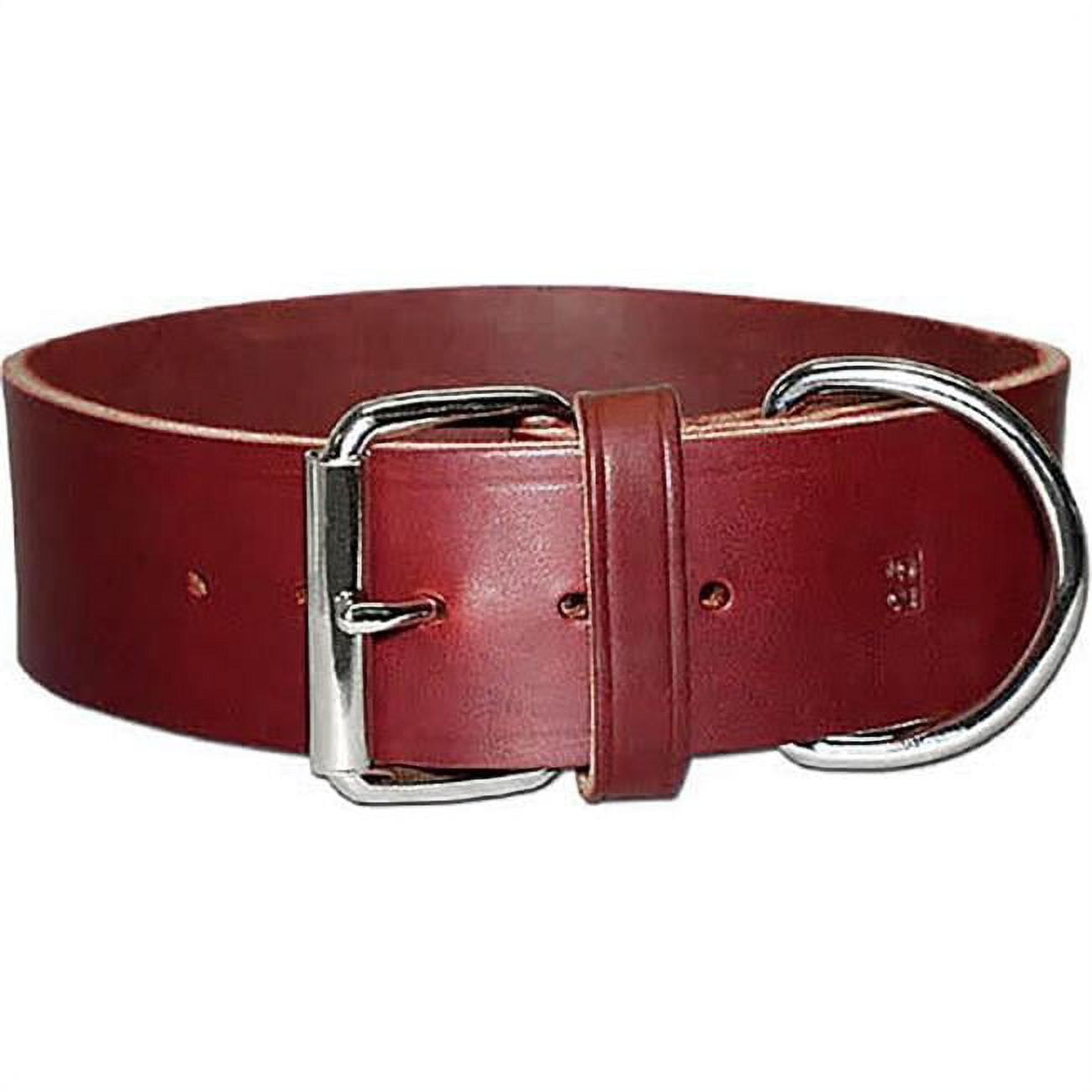 Picture of Leather Brothers 200L-BU23 2 x 23 in. Latigo Leather 1 Ply Dog Collar, Burgundy