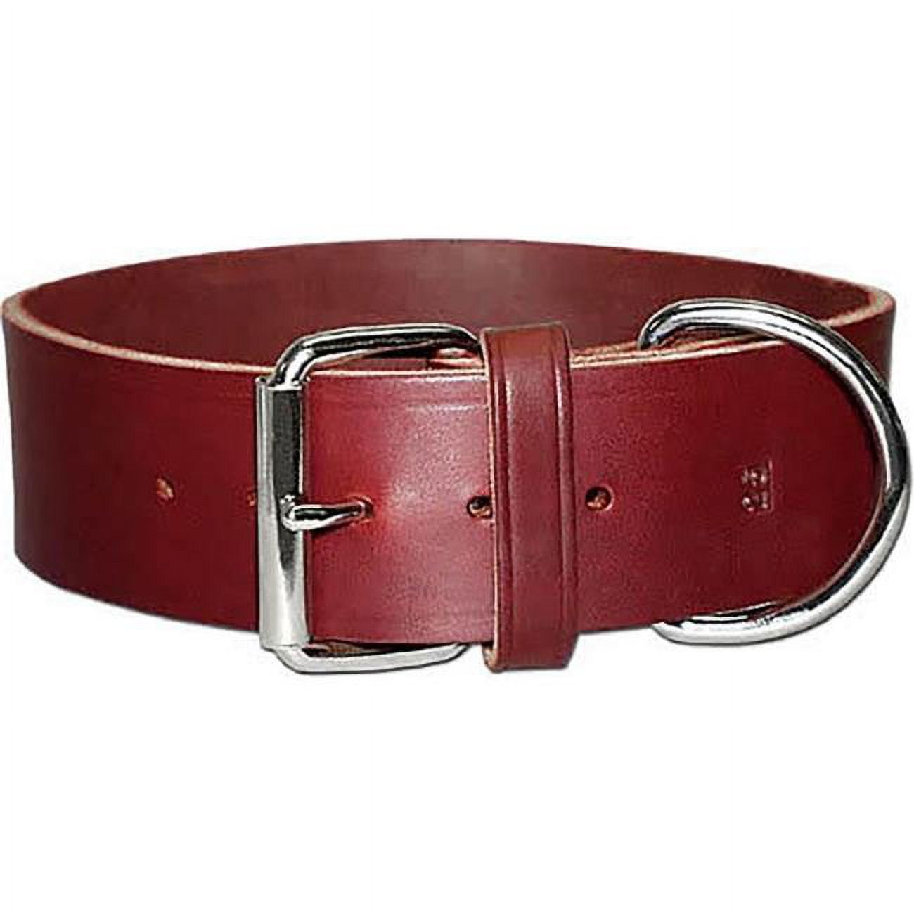 Picture of Leather Brothers 200L-BU25 2 x 25 in. Latigo Leather 1 Ply Dog Collar, Burgundy