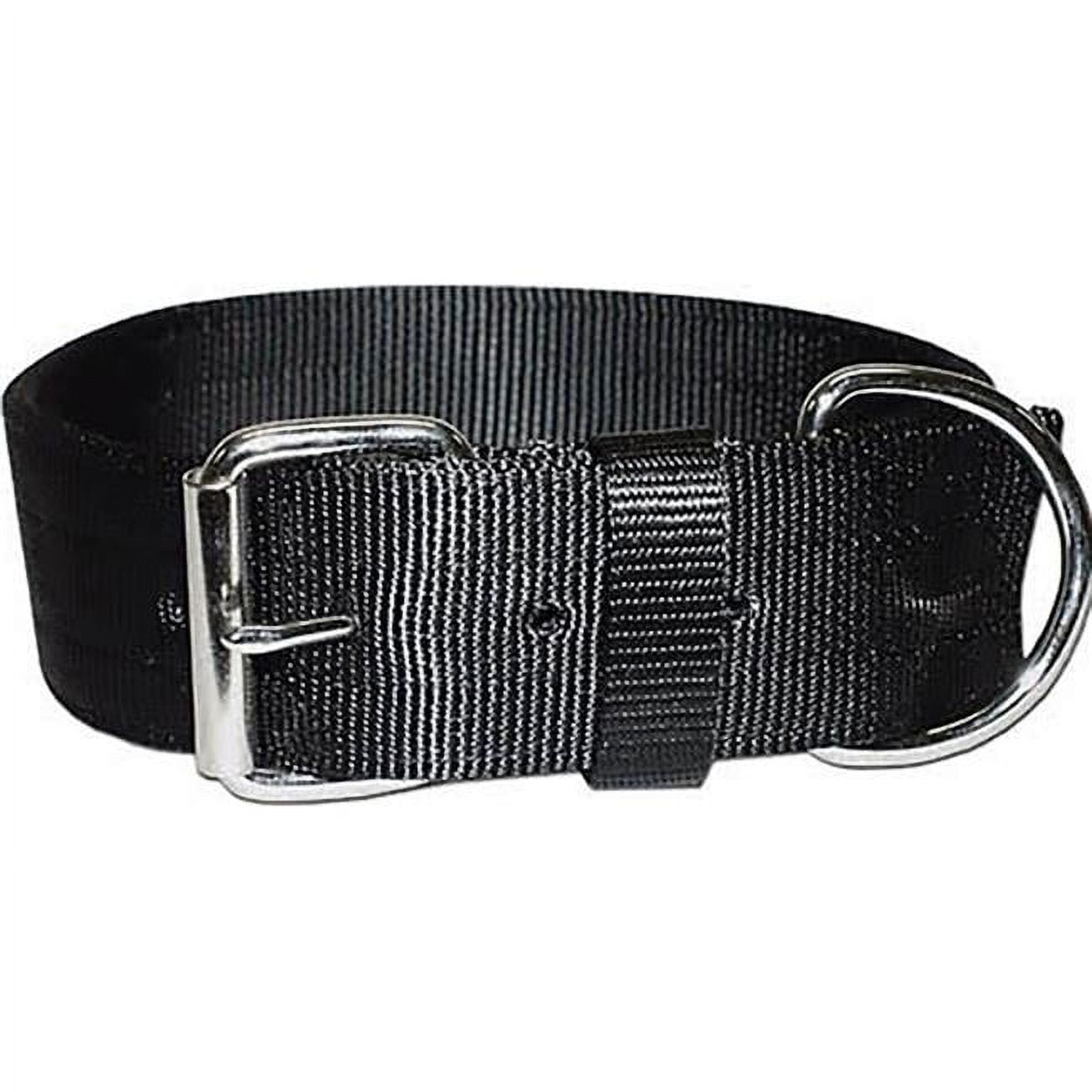 Picture of Leather Brothers 200N-BK27 2 x 27 in. Bravo 2 Ply Nylon Dog Collar, Black