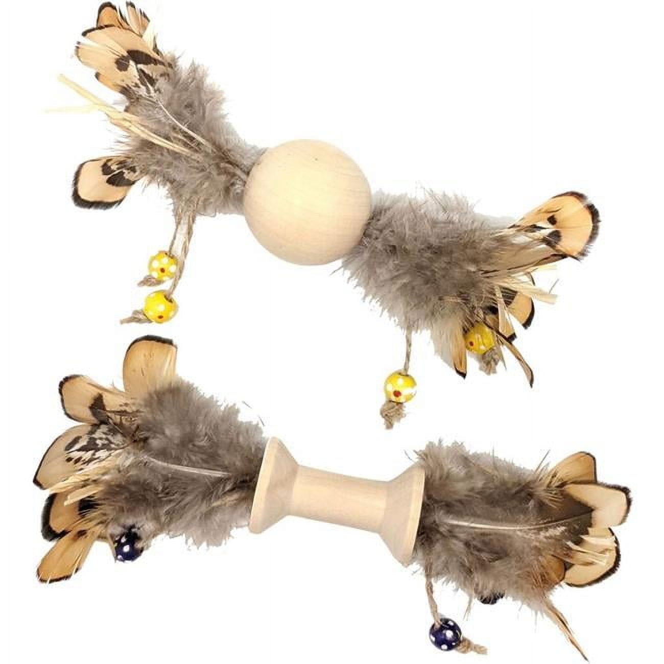 Picture of Ethical 52170 Spot Love&#44; Earth Wood & Feather Toy