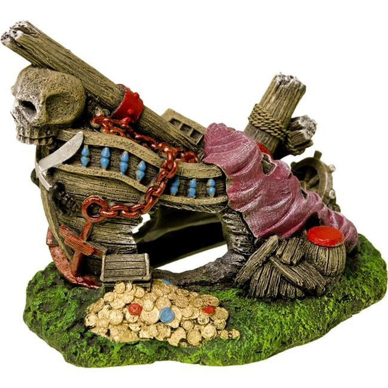 Picture of Blue Ribbon Pet Products EE-1931 Exotic Environments Sunken Ships Bow - Medium