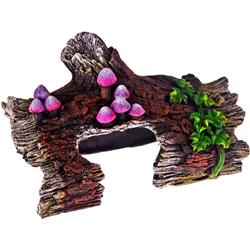 Picture of Blue Ribbon Pet Products EE-1936 Exotic Environments Log Hideaway with Vines - Medium