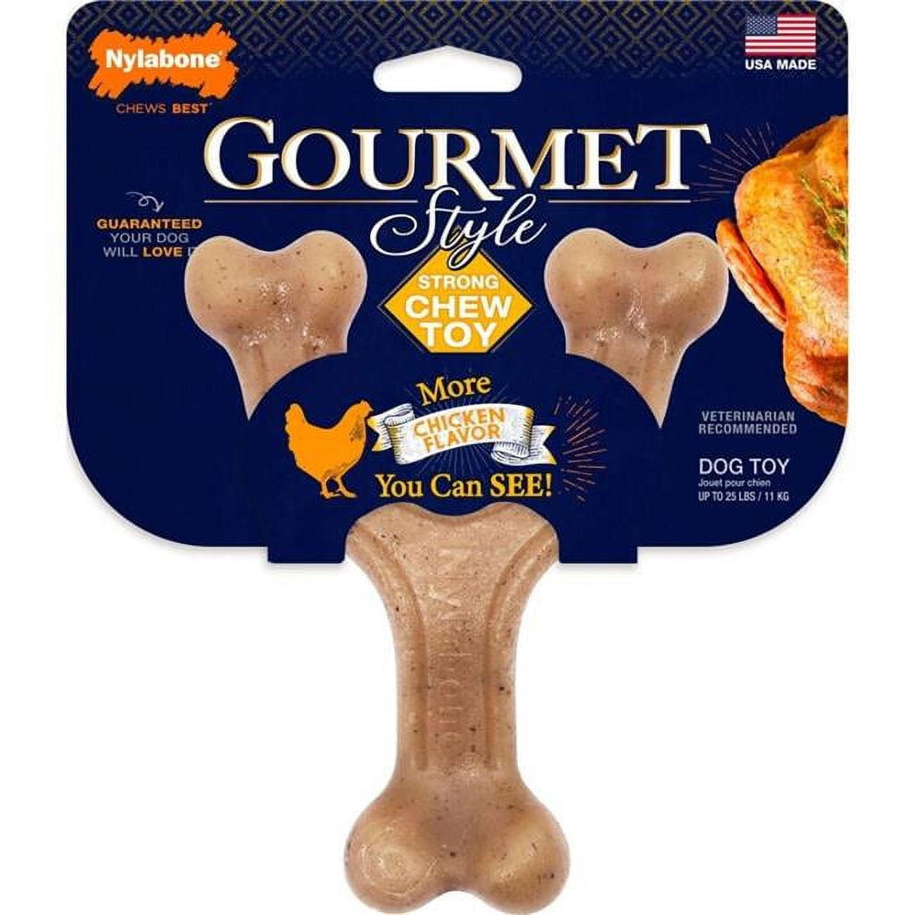 Picture of TFH Publications NFCW104P Gourmet Style Strong Chew Wishbone Toy - Large
