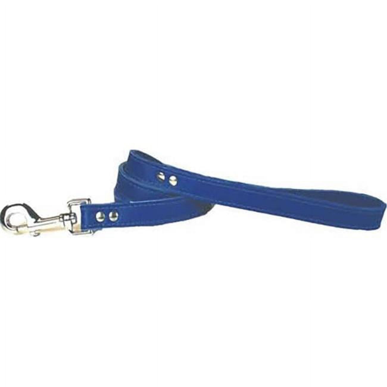 Picture of Leather Brothers 6074-BL 0.5 in. x 4 ft. Dog Leash, Blue