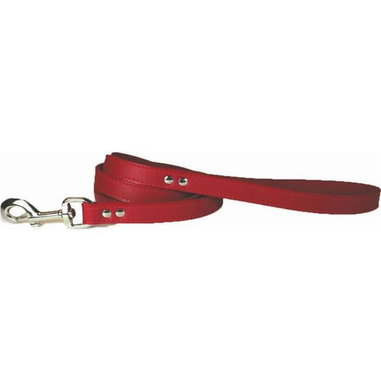 Picture of Leather Brothers 6074-RD 0.5 in. x 4 ft. Dog Leash, Red