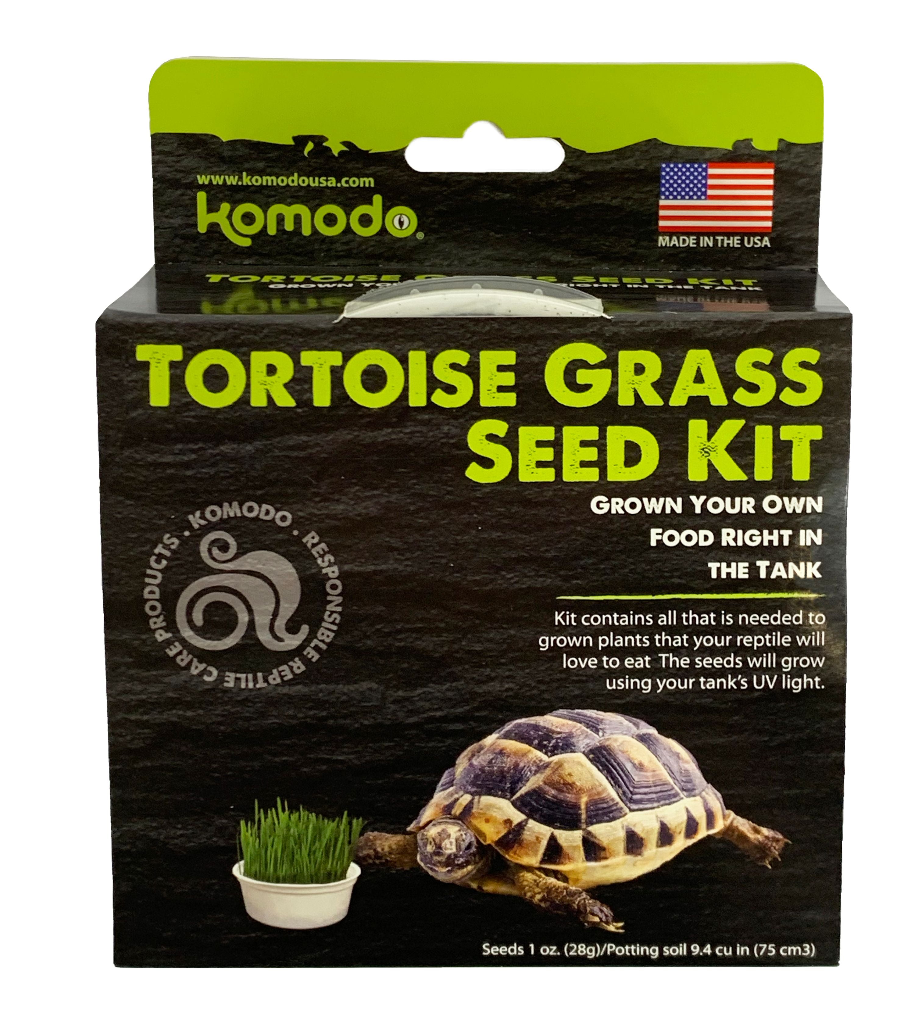 93181 Grow Your Own Tortoise Grass, Green