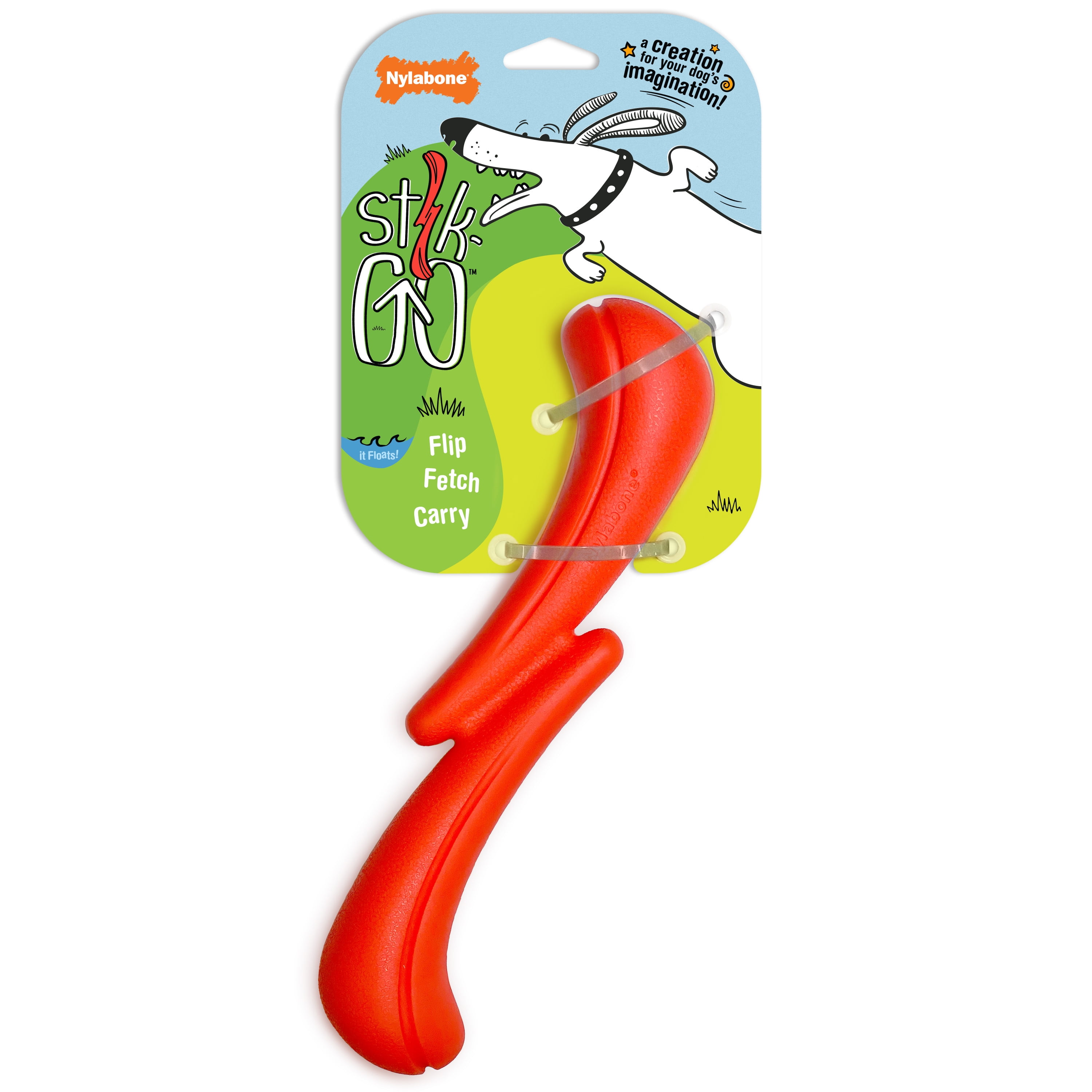 Picture of TFH Publications NOMNI004P Nylabone Creative Play Stik-Go, Red