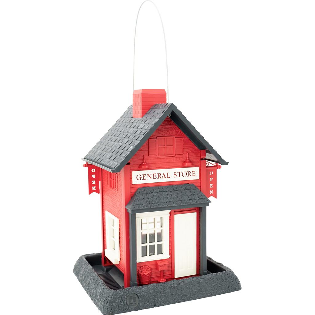 Picture of North States 9263 Village Collection General Store Bird Feeder - Red&#44; Grey & White - 6.5 lbs