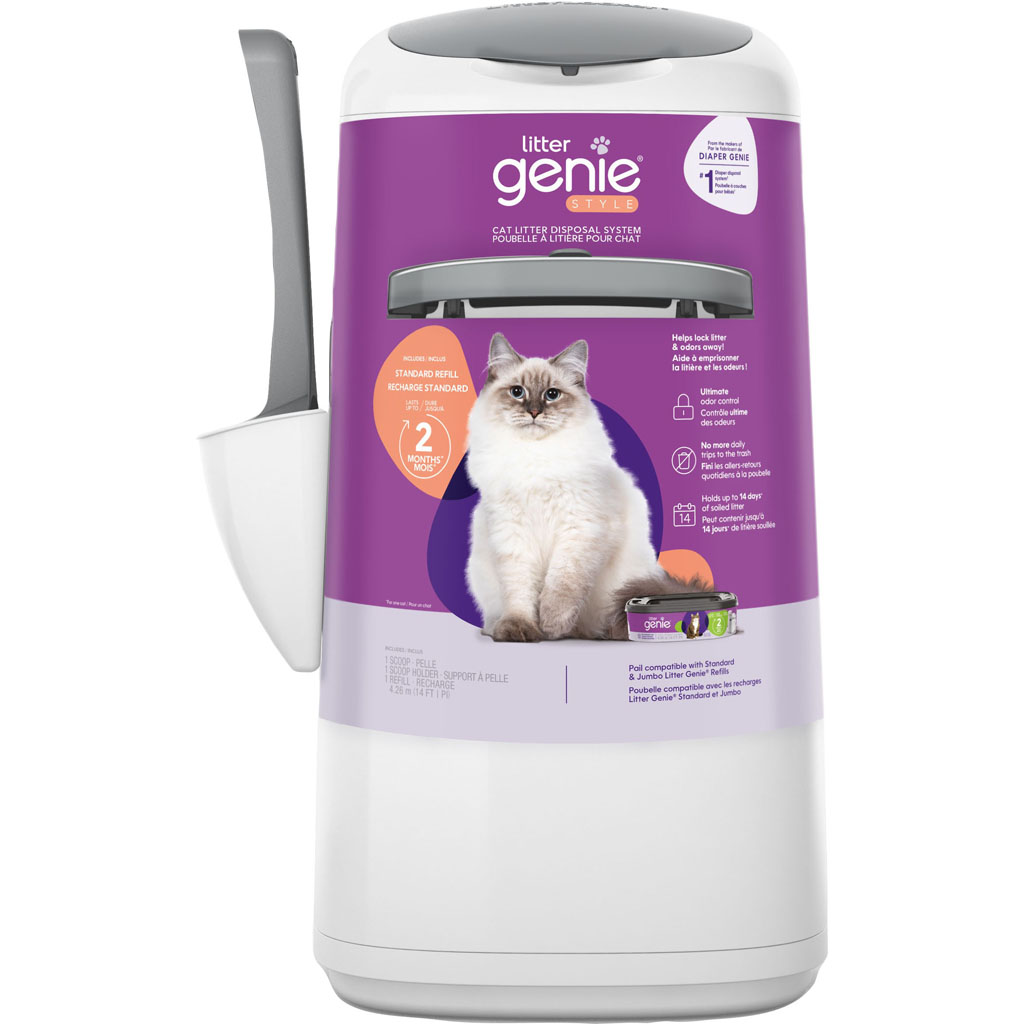Picture of Litter Genie I000658 Style Pail Disposal System - Gray - Case of 2