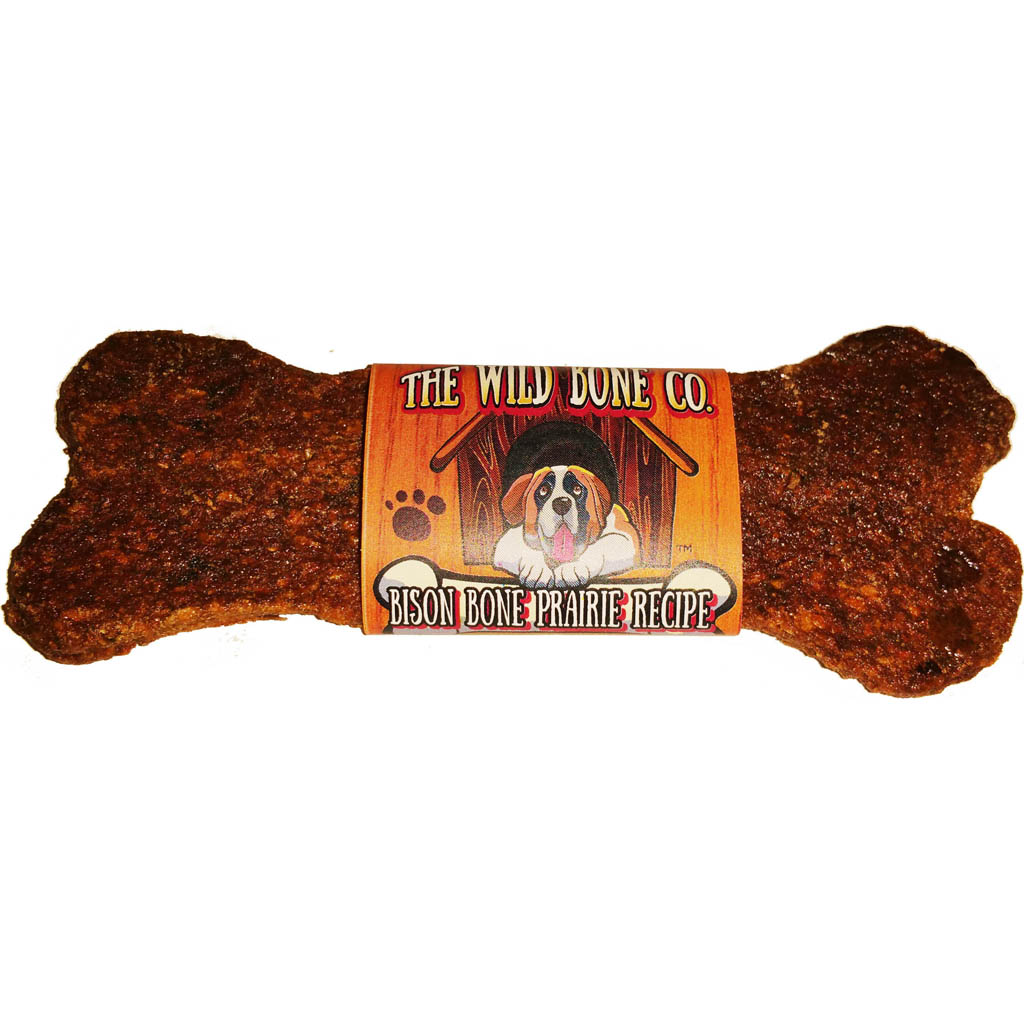 Picture of The Wild Bone 1831 1 oz Jerky Style Dog Treats Display - Bison - 24 Piece