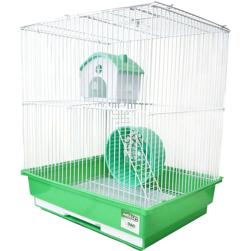 Picture of A&E HAM007 14 x 11 x 15 in. Hamster & Gerbil Cage 2 Story with House & Wheel