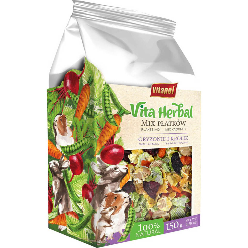 Picture of Vitapol ZVP-4119 Vita Herbal Petals Mix Treat - Natural - 150 gm - Case of 16