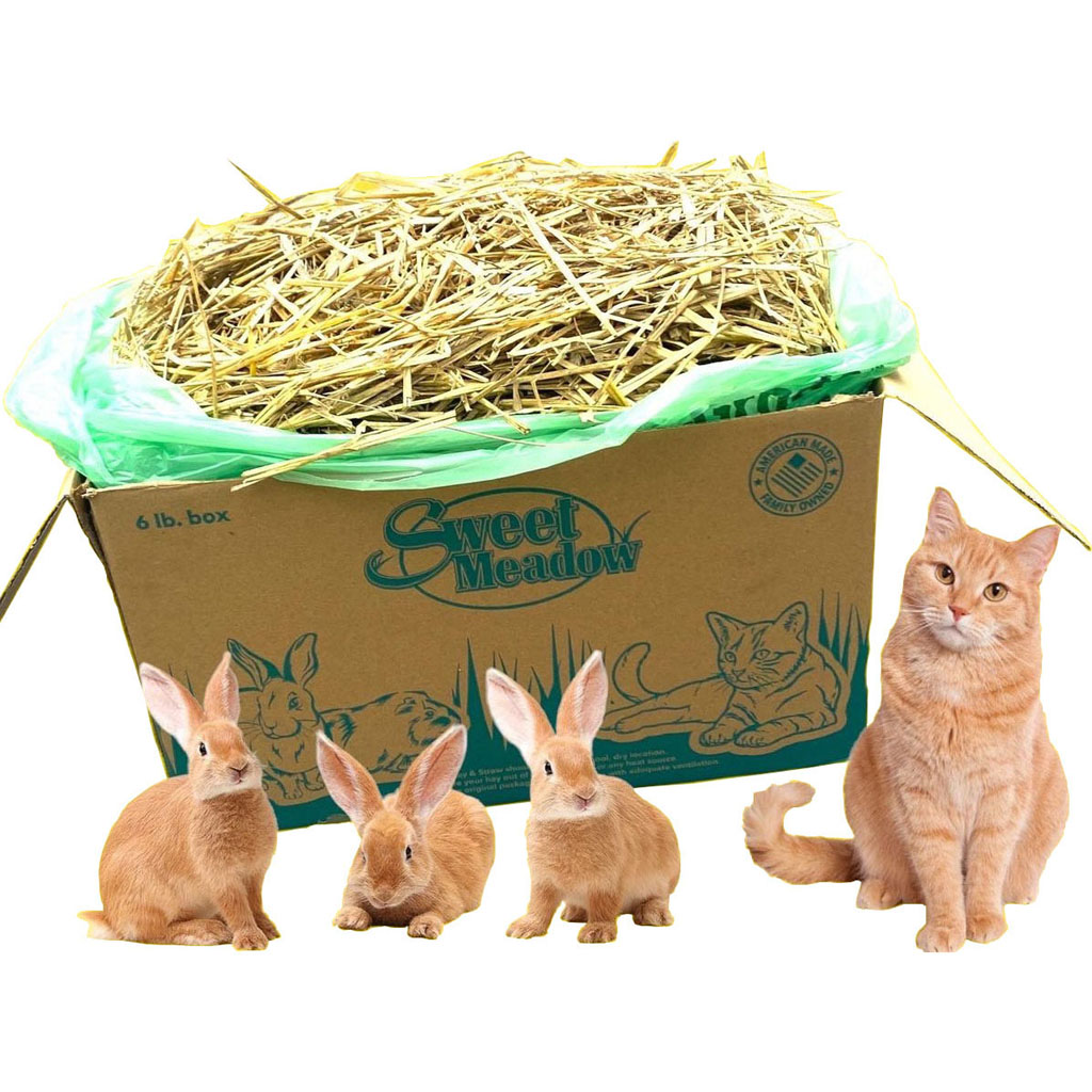 Picture of Sweet Meadow Farm 88861 Straw Pet Bedding - 6 lbs