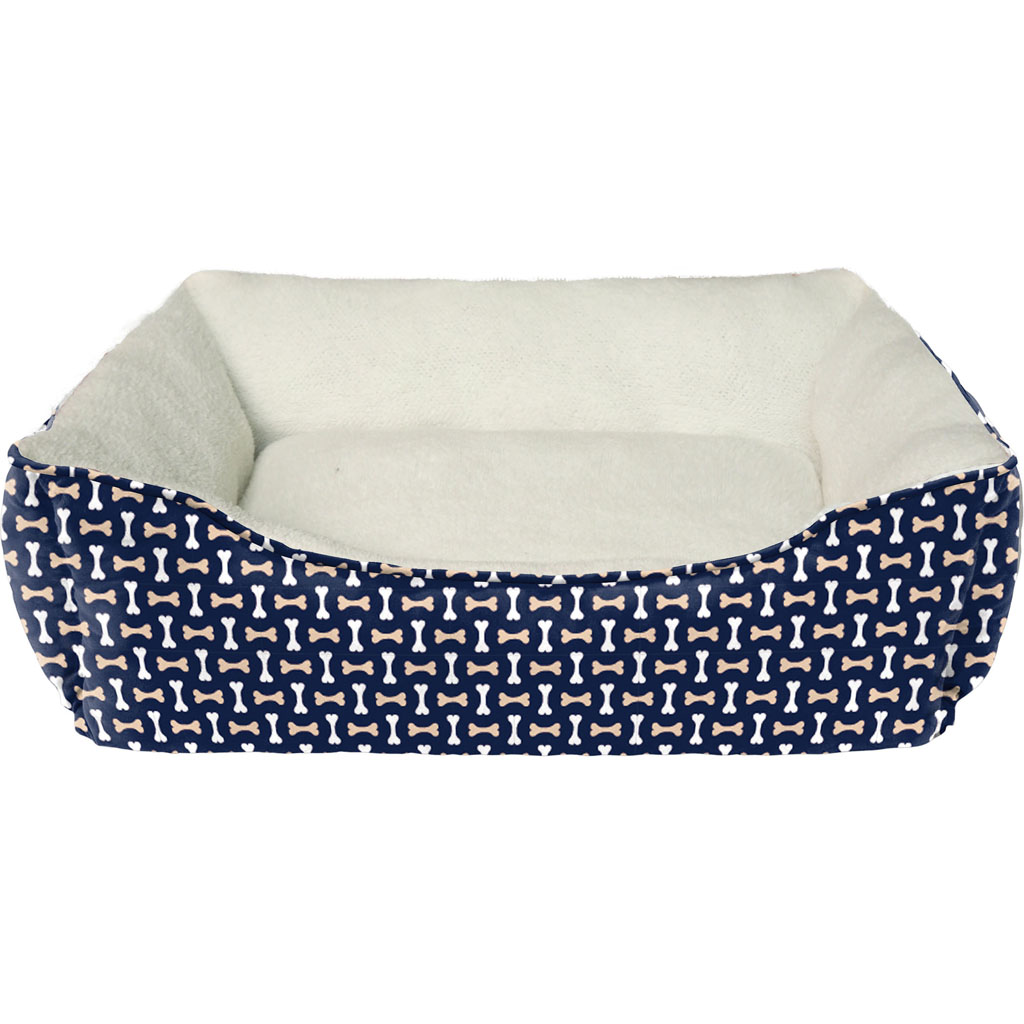 Picture of Sleep Zone 31131 20 in. Tossed Bones Bed - Navy - Case of 4